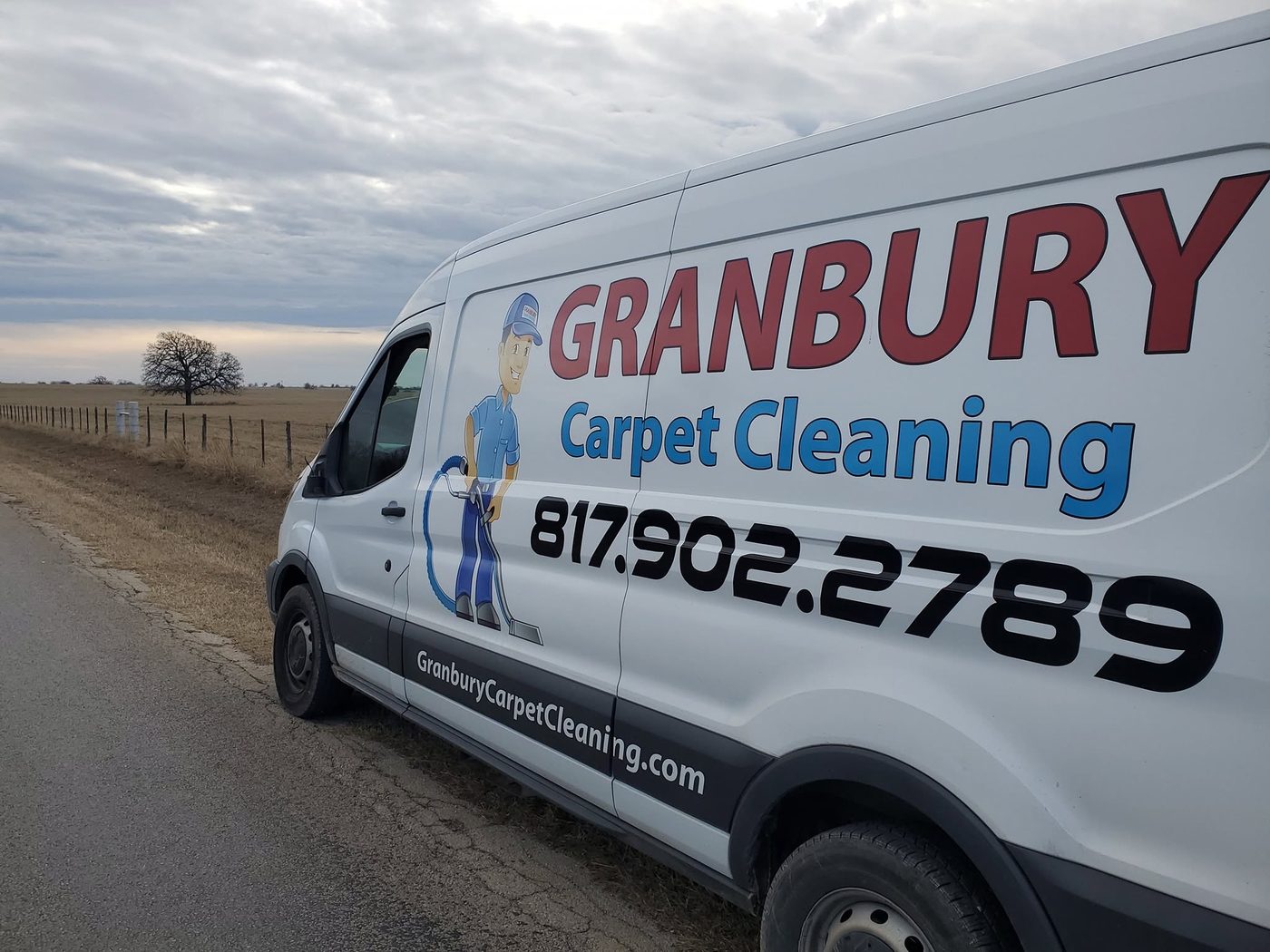 Granbury Carpet Cleaning service van