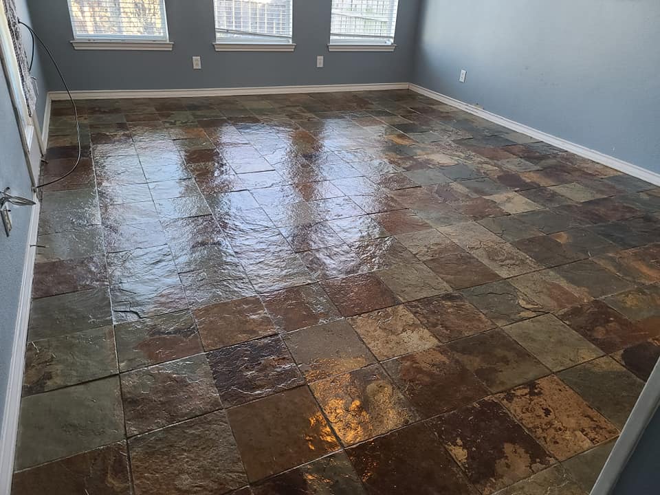Granbury Slate Floor Restoration