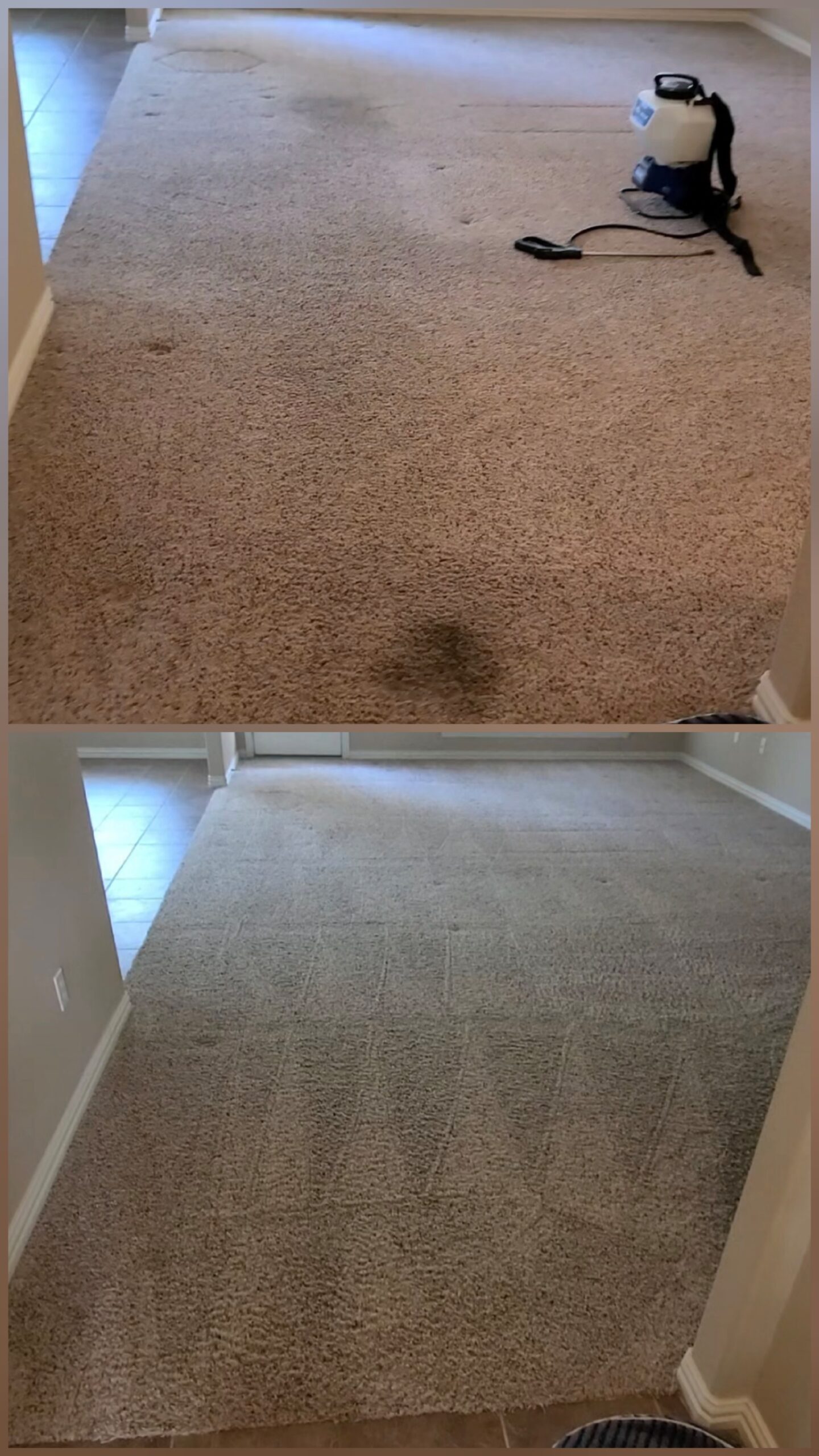 VLM carpet cleaning by Granbury Carpet Cleaning.